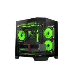 Revenger Air Box Mini ARGB Mid-Tower Gaming Desktop Case (Black)