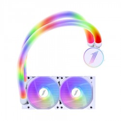 1STPLAYER MT240 INFINITE SPACE ARGB Liquid CPU Cooler White