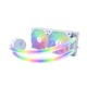 1STPLAYER MT240 INFINITE SPACE ARGB Liquid CPU Cooler White
