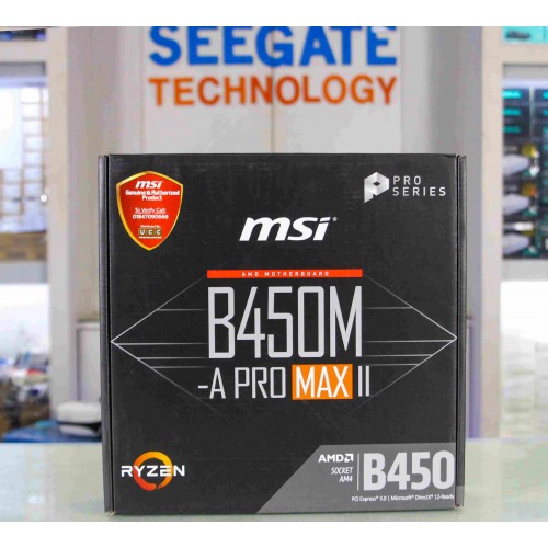 MSI B450M-A PRO MAX II AMD AM4 Motherboard MSI B450M-A PRO MAX II AMD AM4 Motherboard