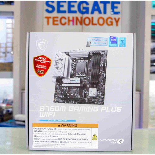 MSI B760M GAMING PLUS WIFI 6E mATX Motherboard MSI B760M GAMING PLUS WIFI 6E mATX Motherboard
