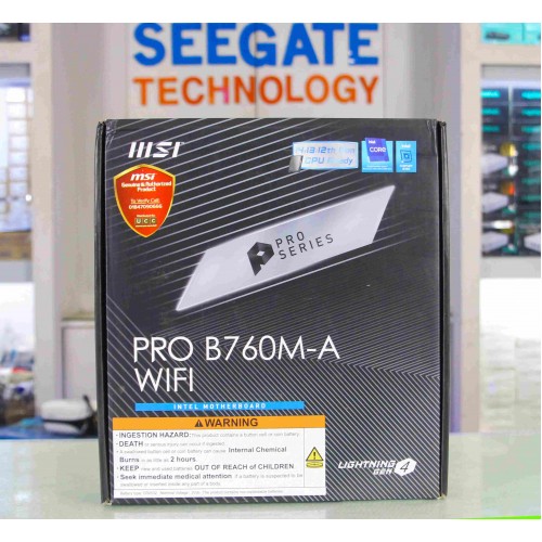 MSI PRO B760M-A WIFI mATX Motherboard MSI PRO B760M-A WIFI mATX Motherboard