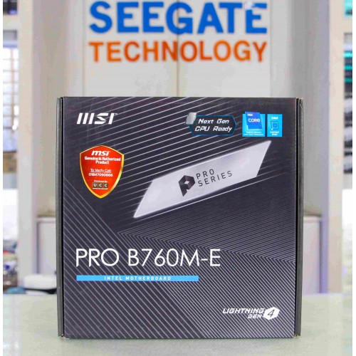 MSI PRO B760M-E DDR5 m-ATX Motherboard MSI PRO B760M-E DDR5 m-ATX Motherboard