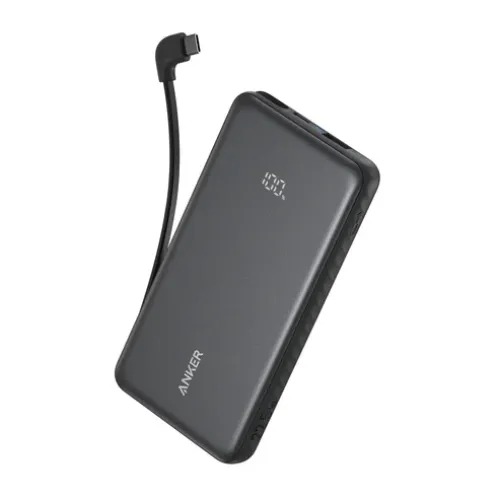 Anker Zolo 20000mAh 22.5W Power Bank with Built-in Type-C Cable
