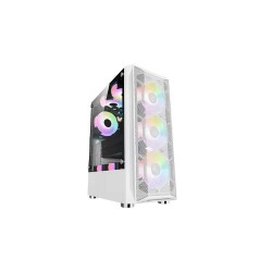 Aptech AP-8308w RGB Gaming Casing- White