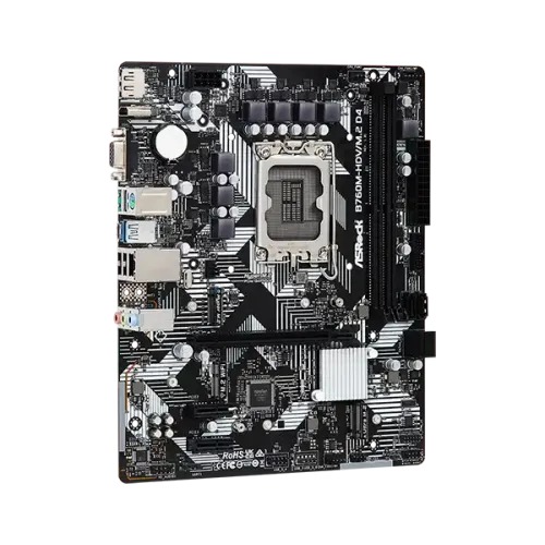 ASRock B760M-HDV/M.2 D4 Micro ATX Motherboard