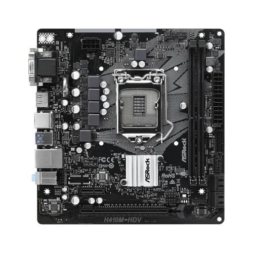 ASRock H410M-HDV 10th Gen DDR4 Motherboard (Bulk)