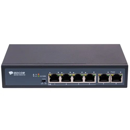 BDCOM S1006-4P 4-Port PoE Switch BDCOM S1006-4P 4-Port PoE Switch