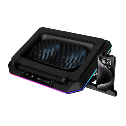 Gamdias AETHER P1 RGB Laptop Cooler With Phone Stand