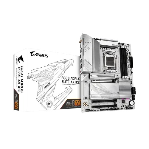 GIGABYTE B650 AORUS ELITE AX ICE DDR5 AM5 ATX Motherboard