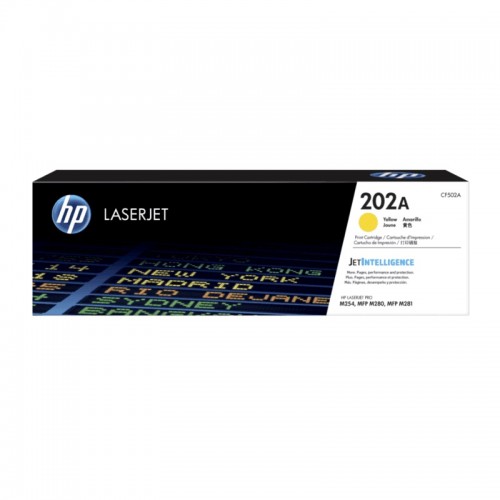 HP 202A Yellow Original LaserJet Toner Cartridge (Bundle With Full Set) HP 202A Yellow Original LaserJet Toner Cartridge (Bundle With Full Set)