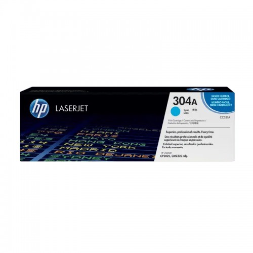 HP 304A Cyan Original LaserJet Toner Cartridge (Bundle With Full Set) HP 304A Cyan Original LaserJet Toner Cartridge (Bundle With Full Set)