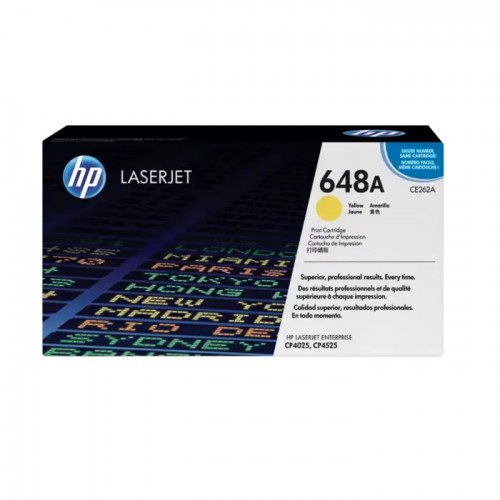 HP 648A Yellow Original LaserJet Toner Cartridge HP 648A Yellow Original LaserJet Toner Cartridge