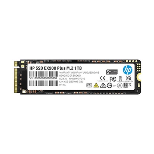 HP EX900 PLUS 1TB M.2 PCIe NVMe Internal SSD