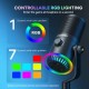 Maono DM30 RGB Programmable USB Condenser Microphone