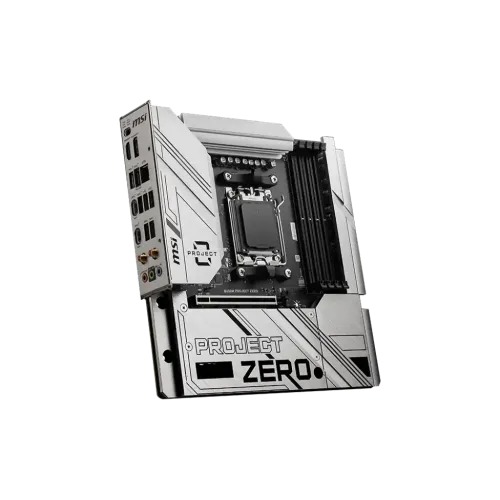MSI B650M PROJECT ZERO AM5 m-ATX Motherboard