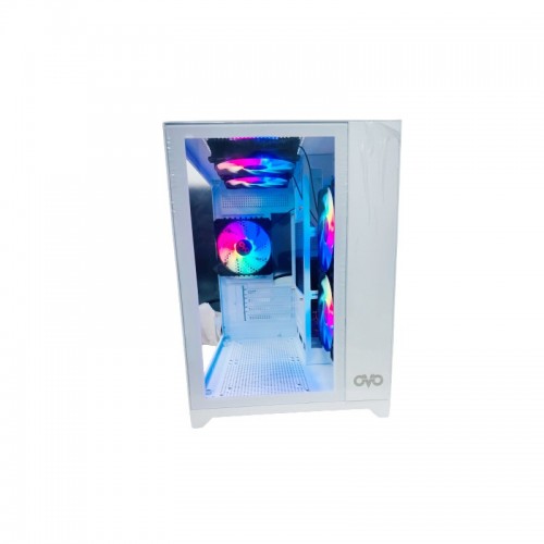 OVO SEAVIEW FH-919 MINI RGB GAMING CASE (WHITE)