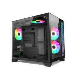 OVO K-18 MID-TOWER GAMING CASE (Black)