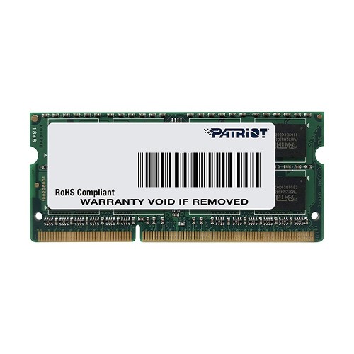 Patriot Signature Line 8GB DDR3 1600MHz SO-DIMM Laptop RAM Patriot Signature Line 8GB DDR3 1600MHz SO-DIMM Laptop RAM