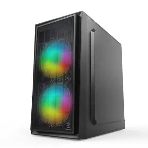 Revenger FIRE Mini Tower Micro ATX RGB Gaming Case