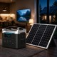 EcoSONIC SL63-L2 800W Portable Power Station With Solar Panel