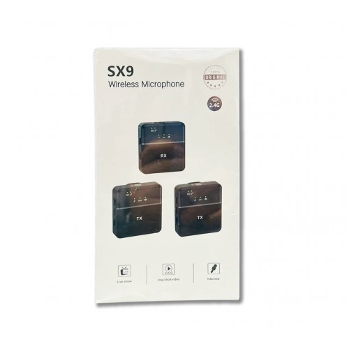 SX9 Dual Mini Wireless Microphone SX9 Dual Mini Wireless Microphone