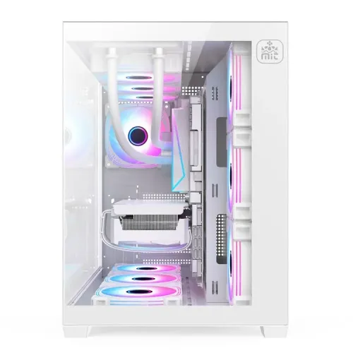 T-Wolf City Ranger X7 ARGB Mid-Tower ATX Gaming Casing White