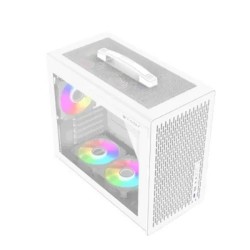 T-Wolf XPLENDER X5 WH ARGB Mini ITX Mini Tower Portable Casing White