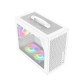 T-Wolf XPLENDER X5 WH ARGB Mini ITX Mini Tower Portable Casing White