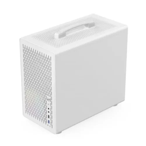 T-Wolf XPLENDER X5 WH ARGB Mini ITX Mini Tower Portable Casing White