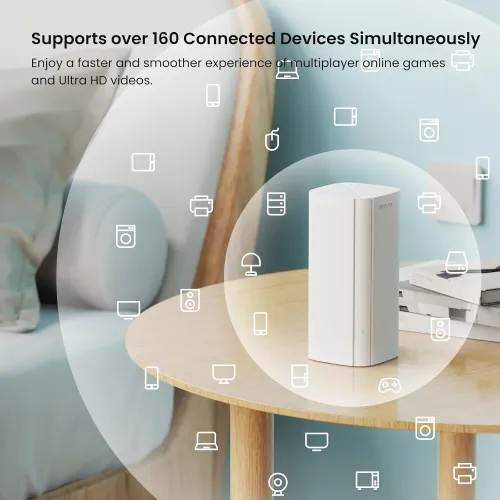 Tenda Nova MX12 AX3000 Dual Band WiFi 6 Mesh Router (1 Pack)