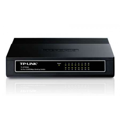 TP-Link Switch SF1016D 16 Port 10/100 Plastic Body Switch TP-Link Switch SF1016D 16 Port 10/100 Plastic Body Switch