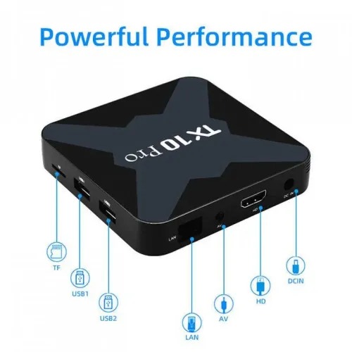 TX10 Pro Android 8GB RAM 128GB ROM TV Box with Voice Support Remote