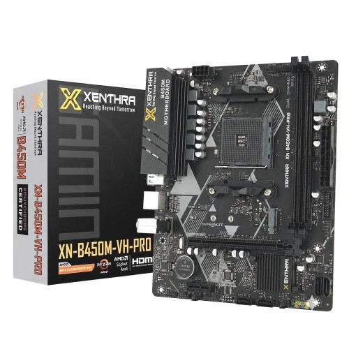 XENTHRA XN-B450M-VH-PRO Mirco-ATX AMD Motherboard